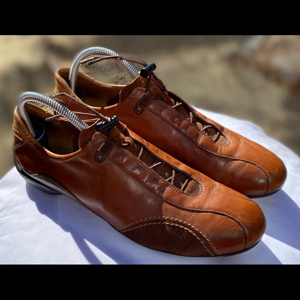 NW Paul Green Leather Sneakers, Sz 7.5